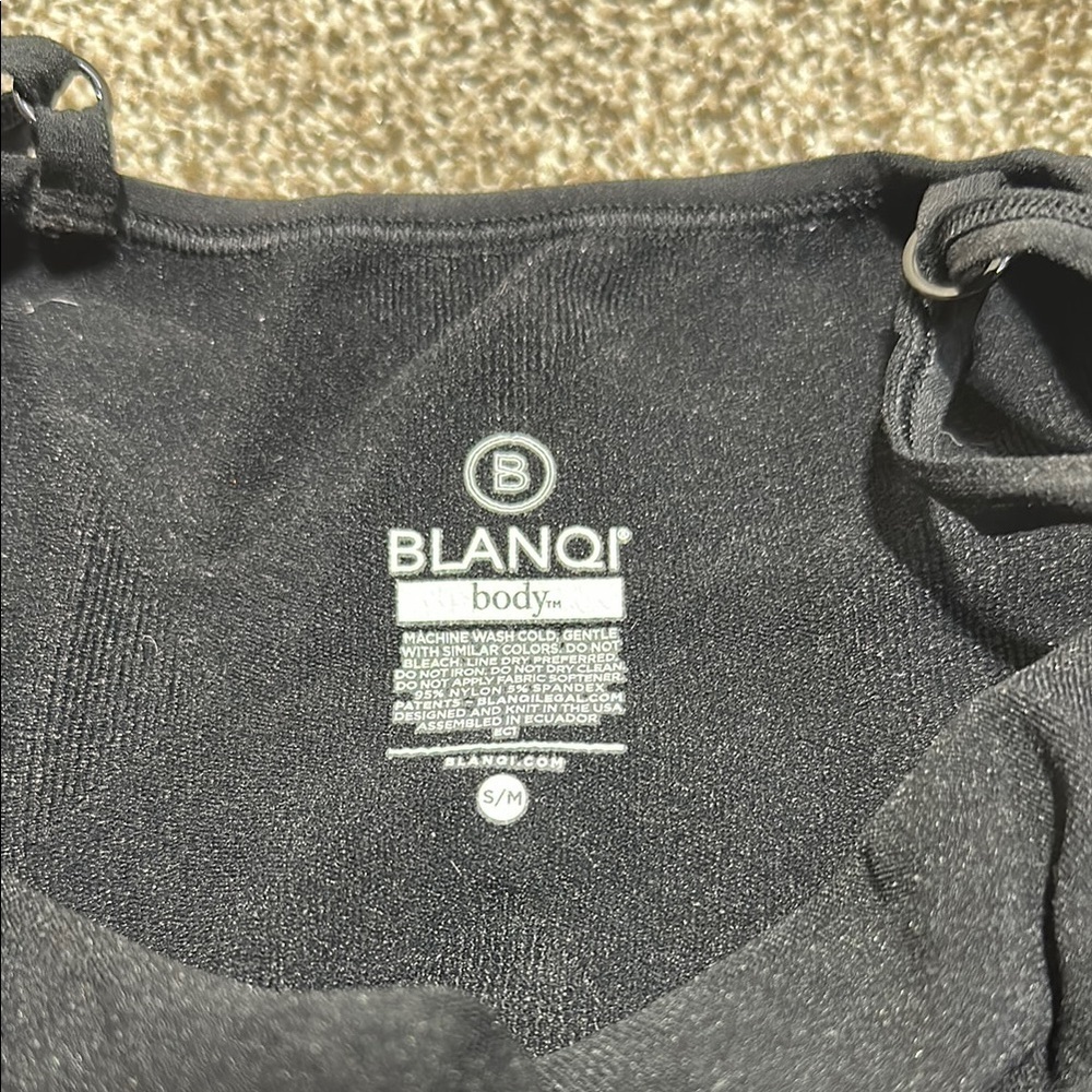 BLANQI S/M maternity support long cami tank top adjustable straps belly support - Picture 7 of 7